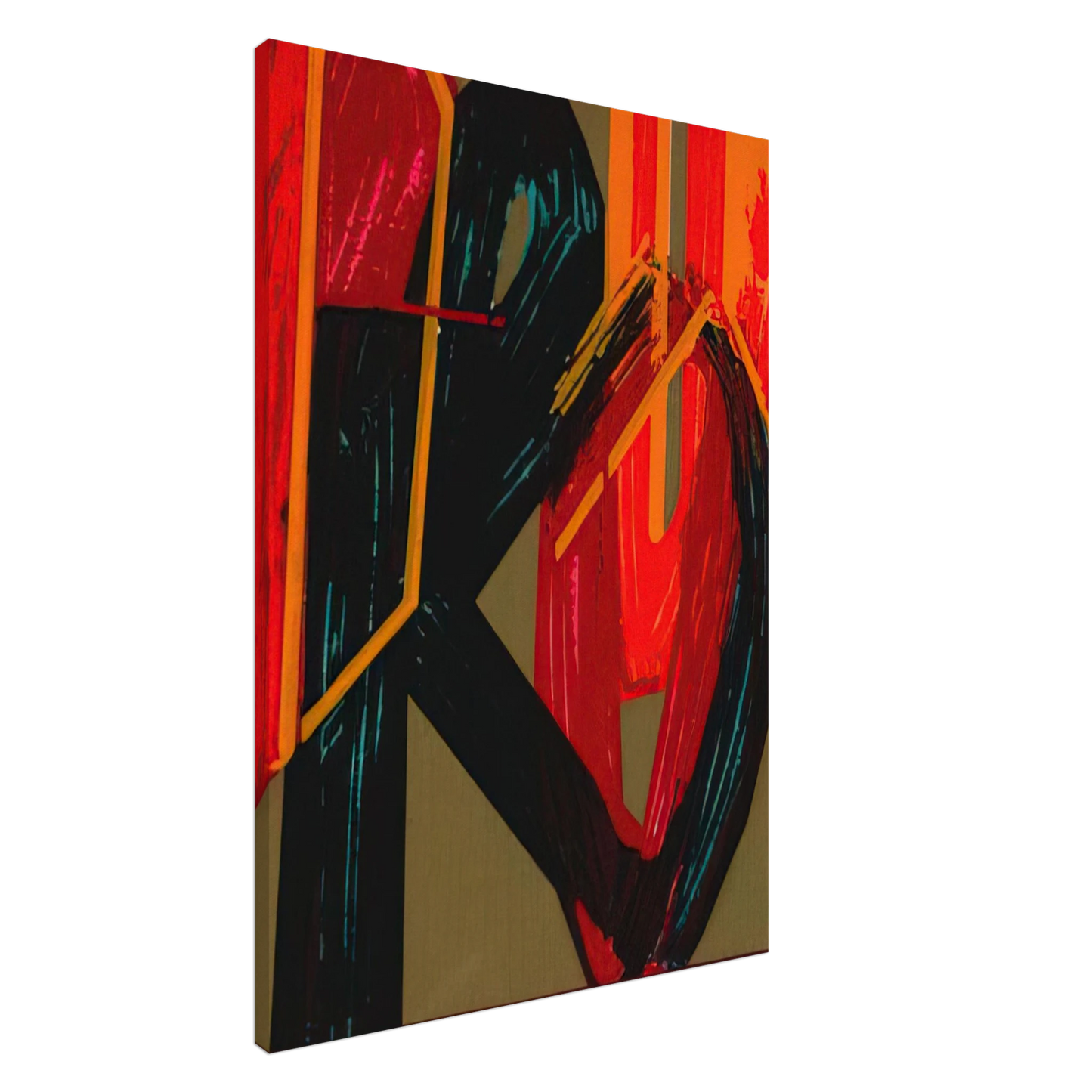 Joao Vieira - unknowntitle - Lettrism Canvas - 20x30 cm / 8x12 inches-canvas