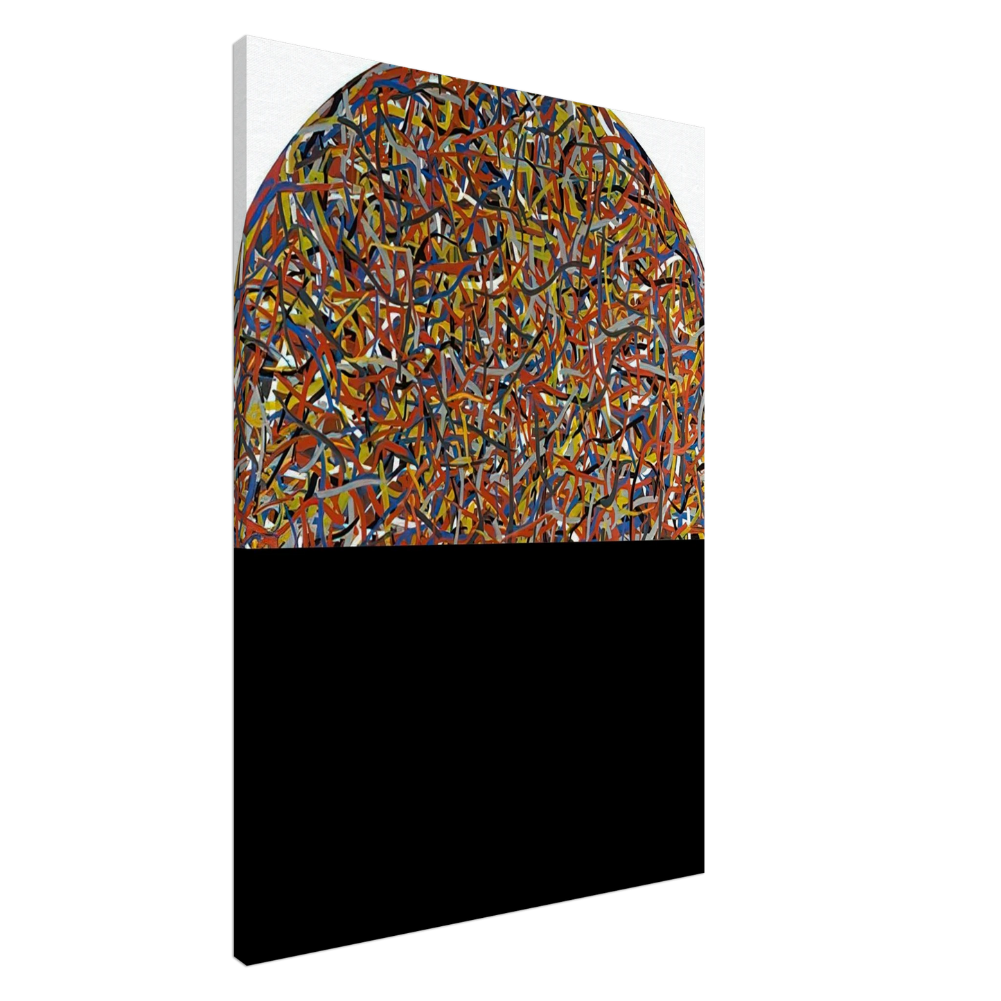 Sol LeWitt - Lines in All Directions Canvas - 20x30 cm / 8x12 inches-canvas