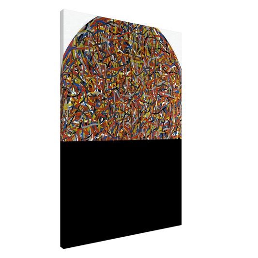 Sol LeWitt - Lines in All Directions Canvas - 20x30 cm / 8x12 inches-canvas