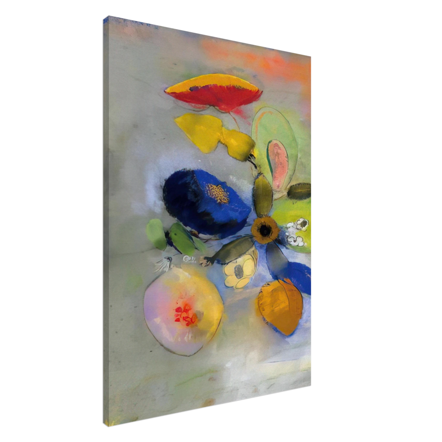 Odilon Redon - FLOWERS 3 Canvas - 20x30 cm / 8x12 inches-canvas