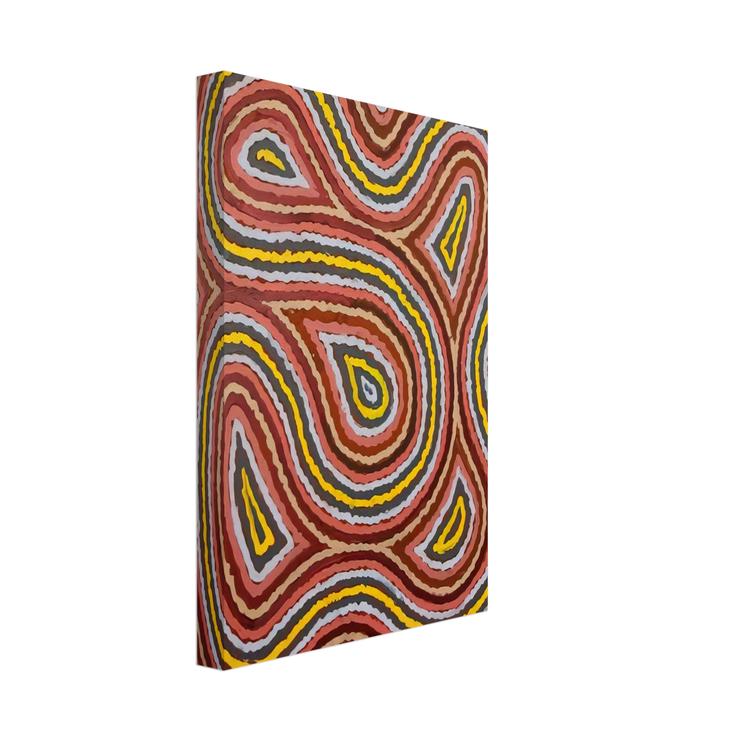 Clifford Possum Tjapaltjarri - Worm Dreaming - 1998 Canvas - 70x100 cm / 28x40 inches-canvas