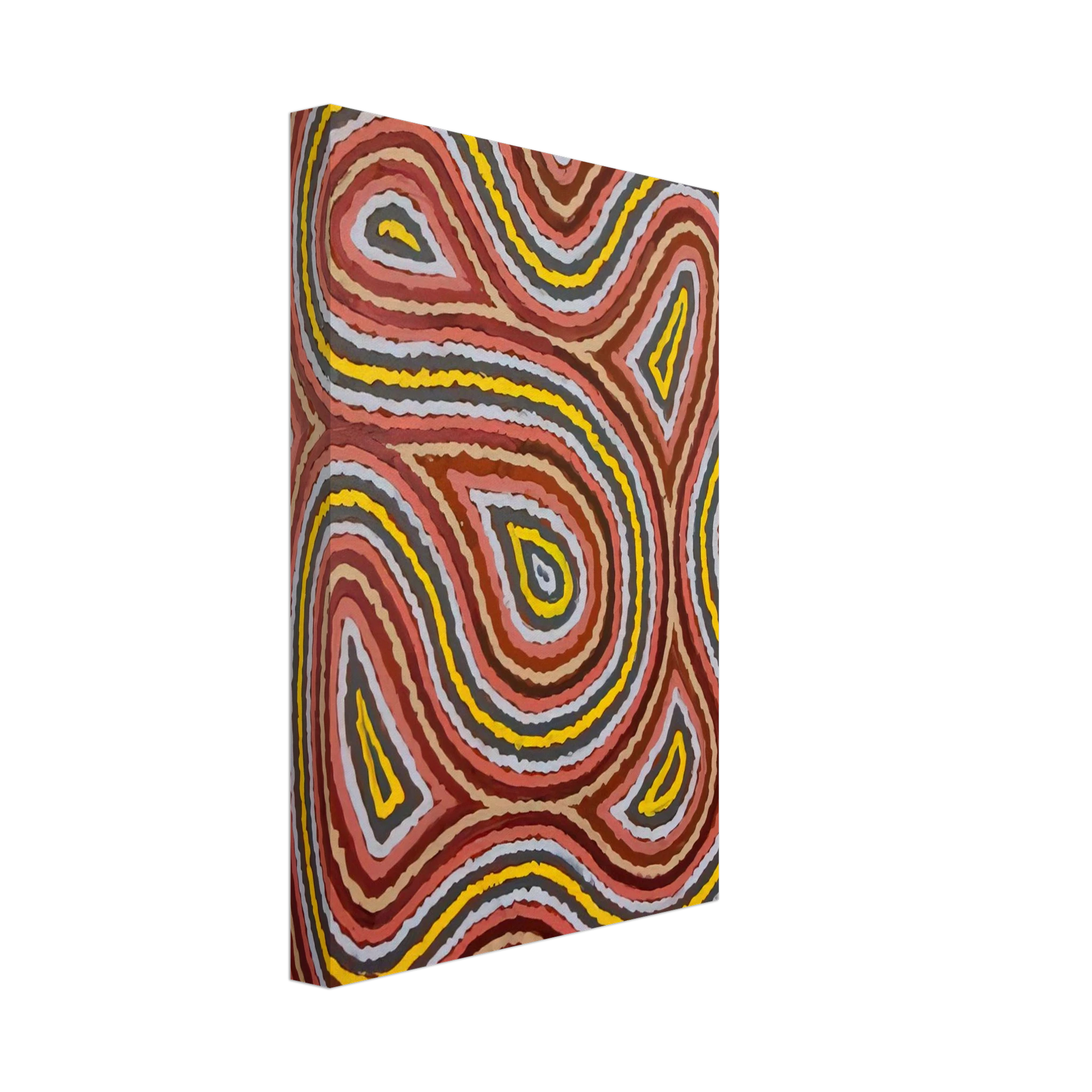 Clifford Possum Tjapaltjarri - Worm Dreaming - 1998 Canvas - 70x100 cm / 28x40 inches-canvas