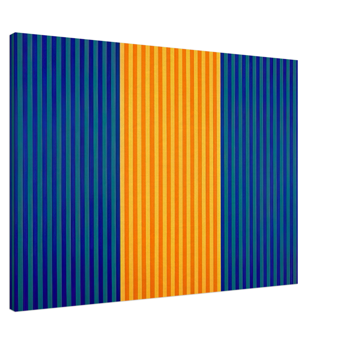 Gene Davis - Tom's Furnace - 1961 Canvas - 20x30 cm / 8x12 inches-canvas