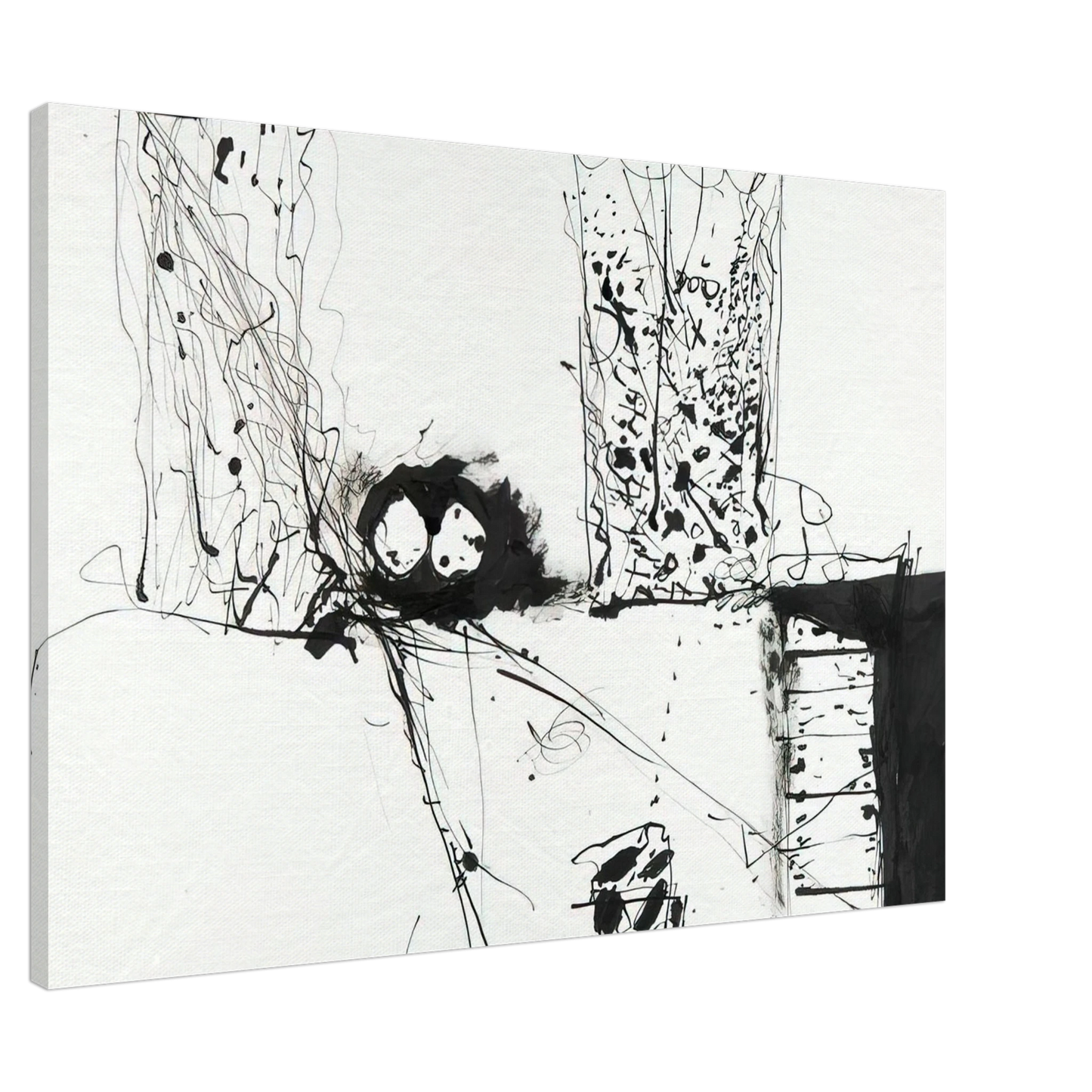 Gene Davis - Tree House - 1981 Canvas - 20x30 cm / 8x12 inches-canvas