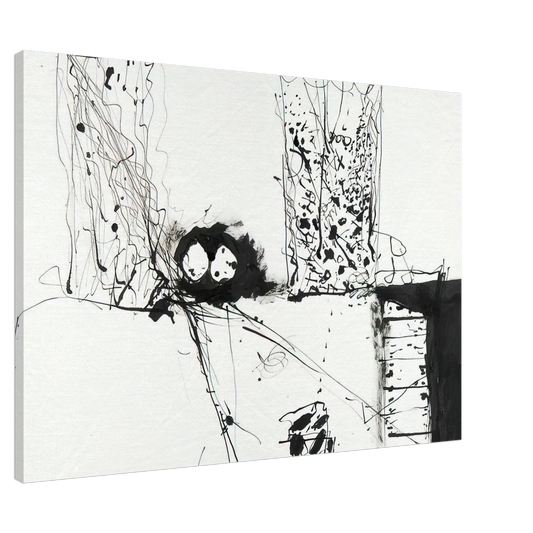 Gene Davis - Tree House - 1981 Canvas - 20x30 cm / 8x12 inches-canvas