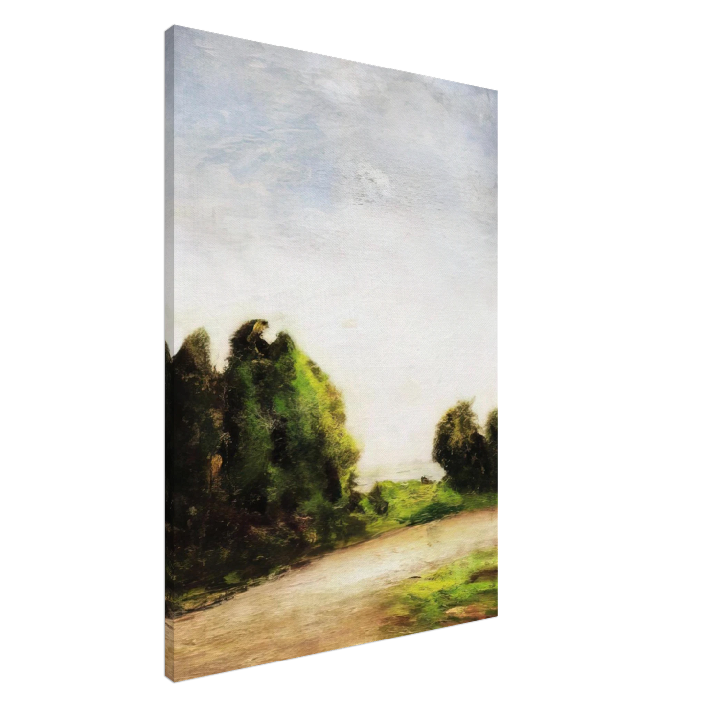 Carlo Carra - PAESAGGIO 1904 Canvas - 20x30 cm / 8x12 inches-canvas