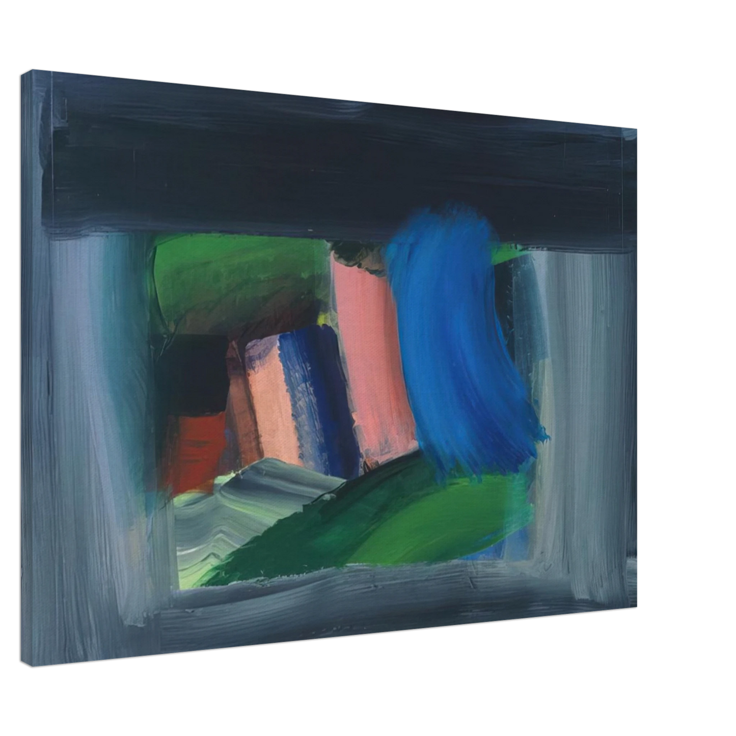 Howard Hodgkin - Rain - 1989 Canvas - 20x30 cm / 8x12 inches-canvas