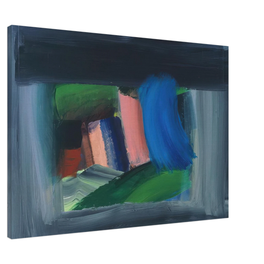 Howard Hodgkin - Rain - 1989 Canvas - 20x30 cm / 8x12 inches-canvas