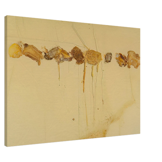 Dieter Roth - Cheese Race - 1970 Canvas - 20x30 cm / 8x12 inches-canvas