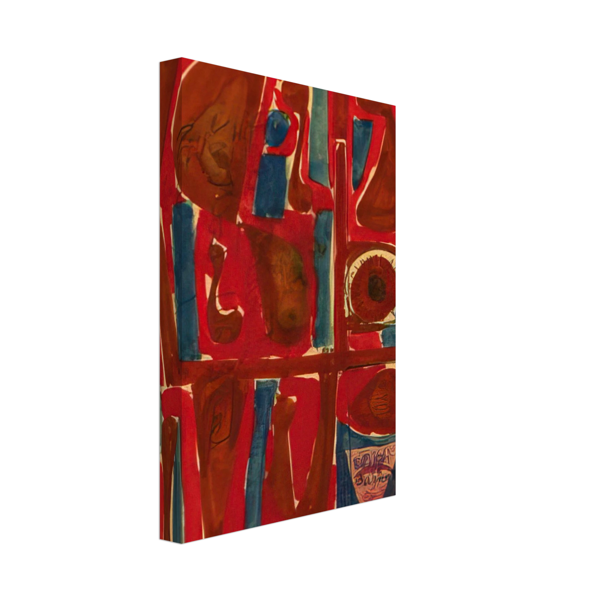 Will Barnet - Untitled - 1958 Canvas - 40x60 cm / 16x24 inches-canvas