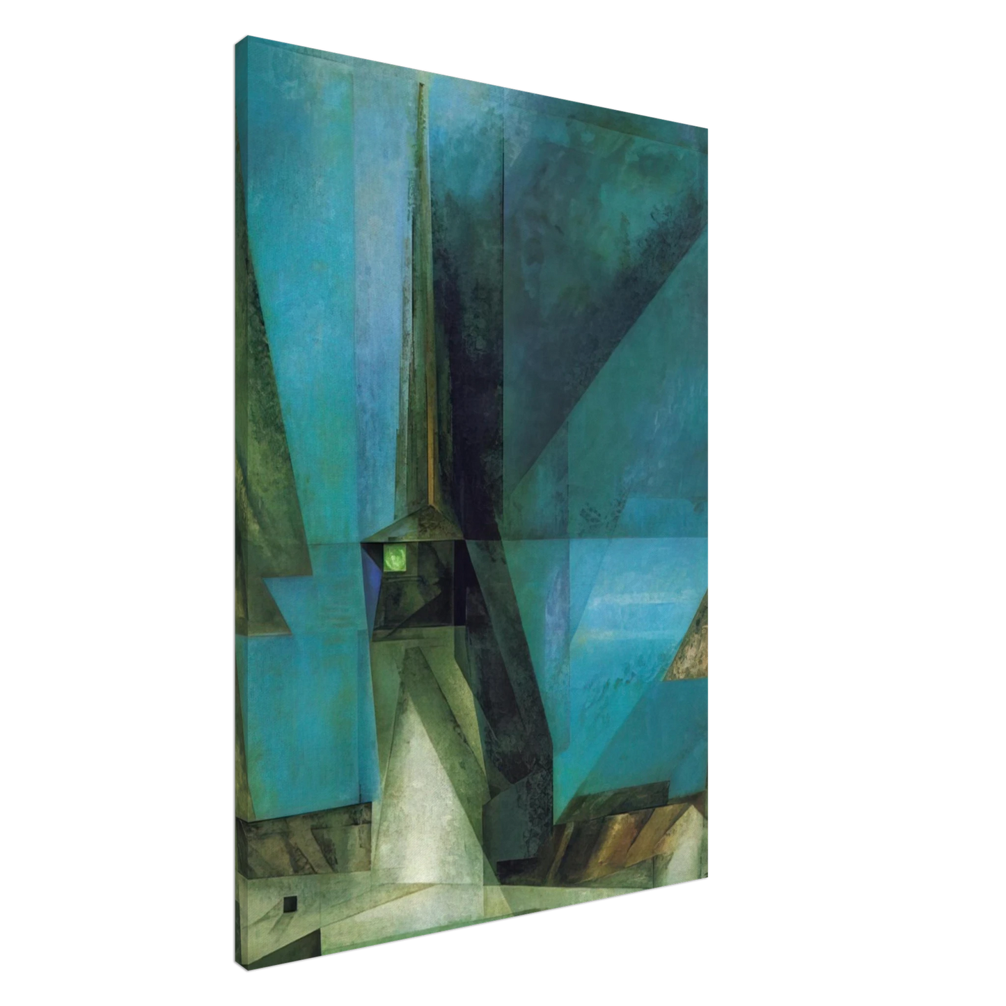 Lyonel Feininger - GELMERODA XIII 1936 Canvas - 20x30 cm / 8x12 inches-canvas