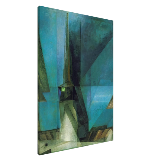 Lyonel Feininger - GELMERODA XIII 1936 Canvas - 20x30 cm / 8x12 inches-canvas