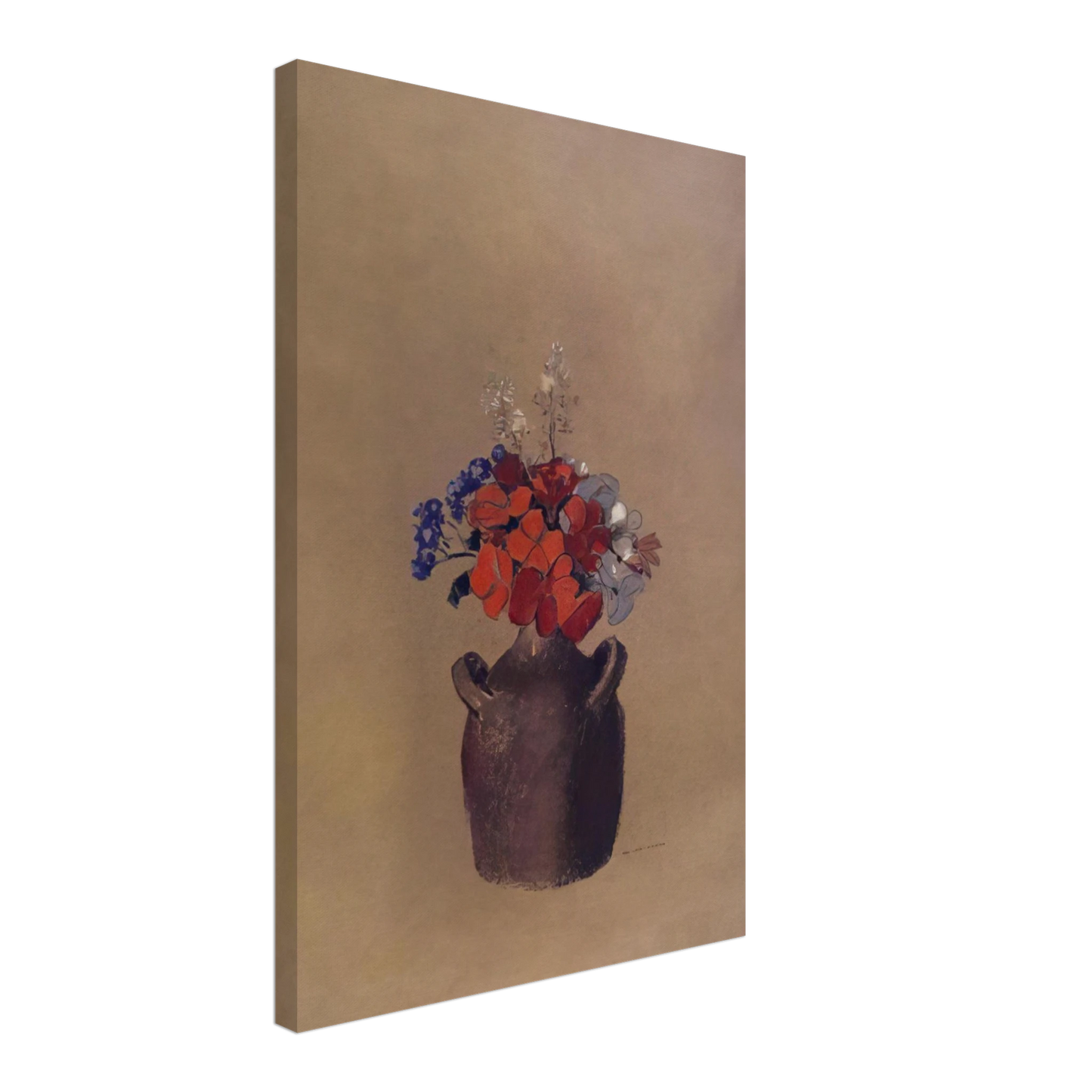 Odilon Redon - FLOWERS IN A VASE Canvas - 70x100 cm / 28x40 inches-canvas