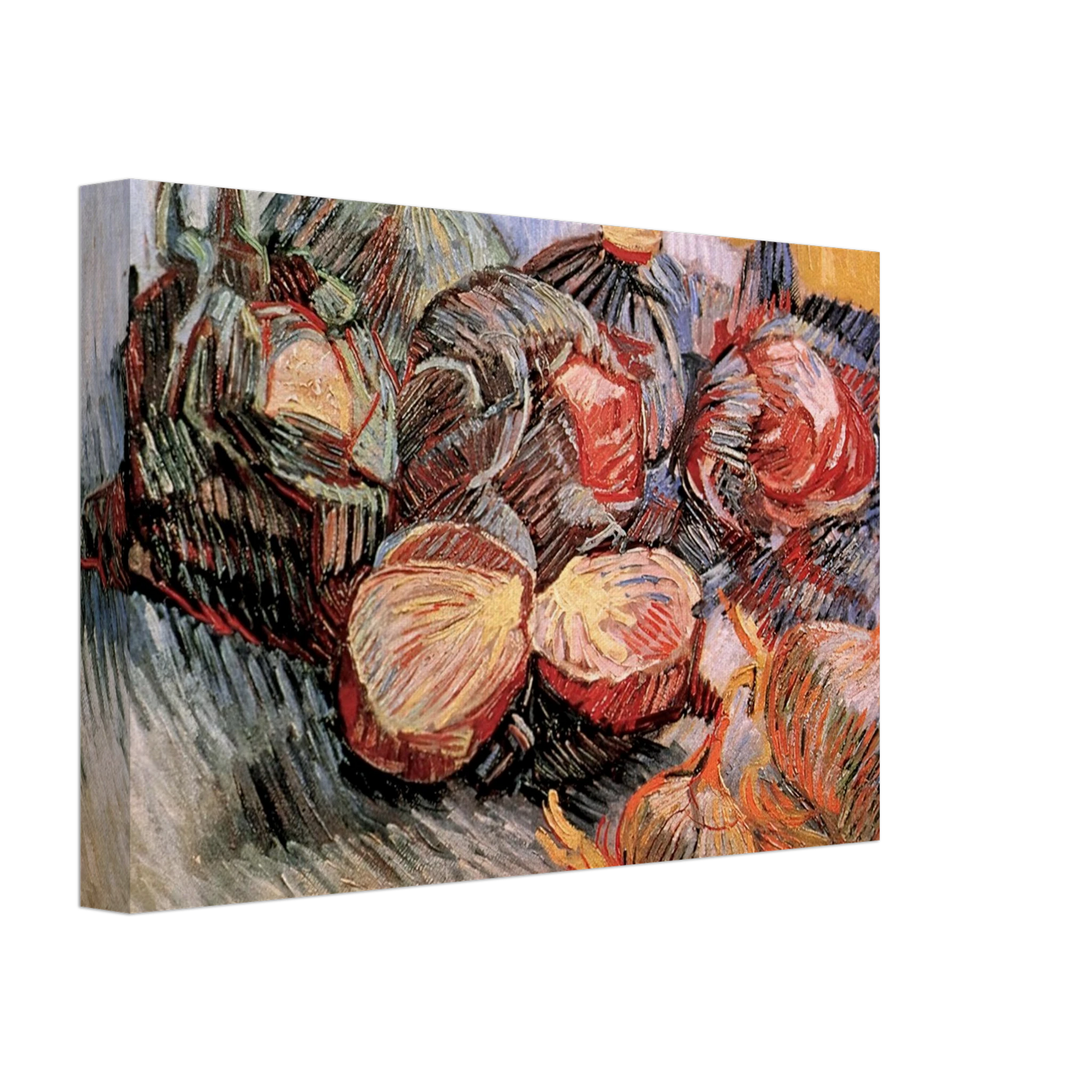 Vincent van Gogh - Still Life with Red Cabbages and Onions Canvas - 70x100 cm / 28x40 inches-canvas