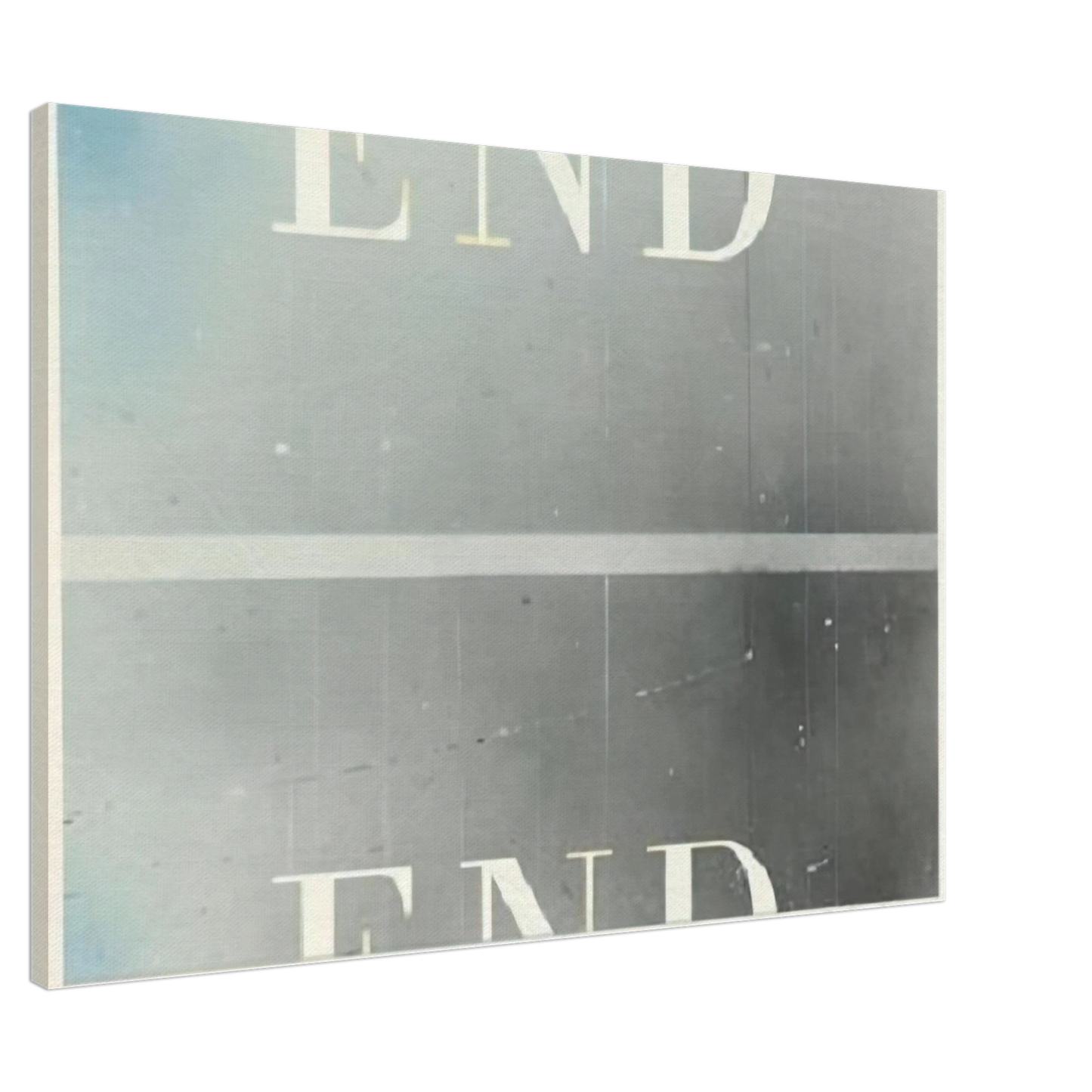 Edward Ruscha - THE END 53 Canvas - 20x30 cm / 8x12 inches-canvas