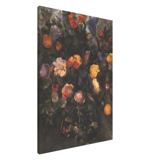 Paul Cezanne - Vase of Flowers Canvas - 20x30 cm / 8x12 inches-canvas