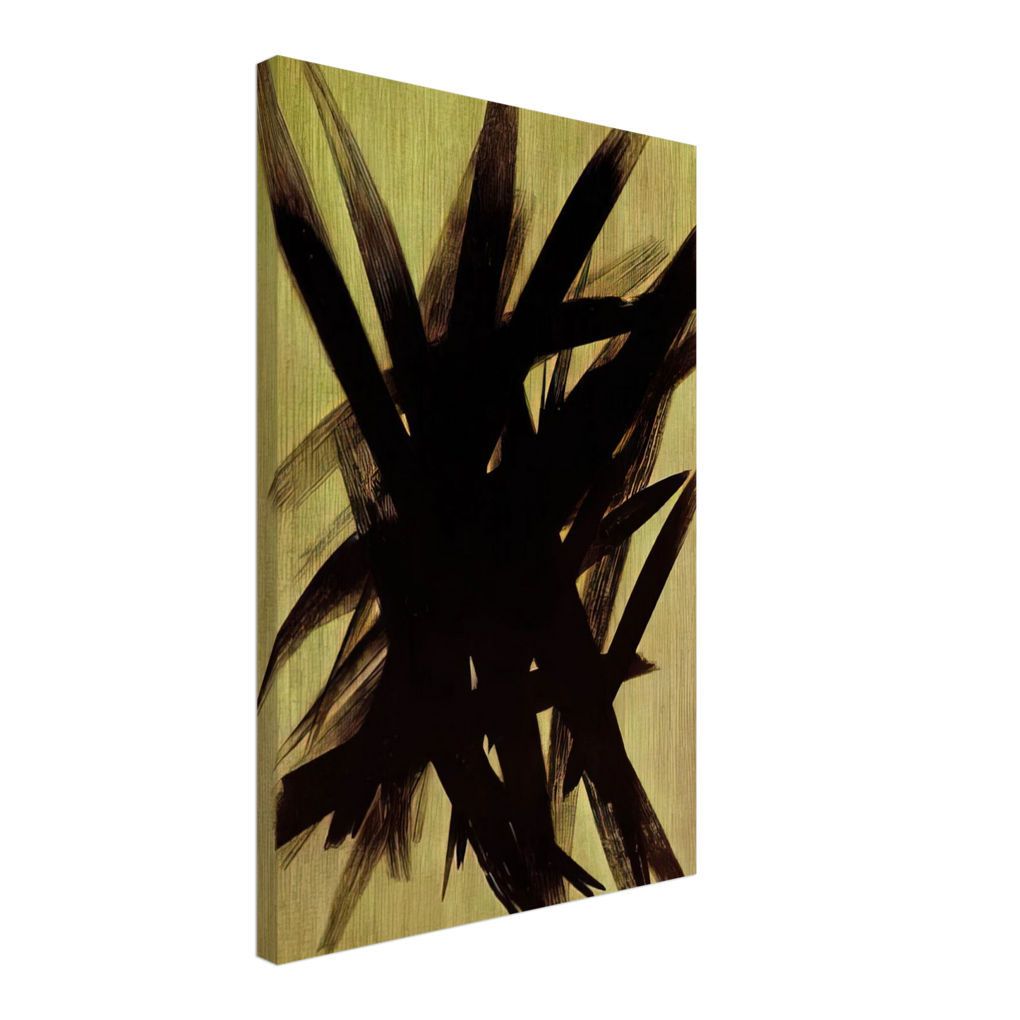 Hans Hartung - Untitled T1955-23 - 1955 Canvas - 40x60 cm / 16x24 inches-canvas