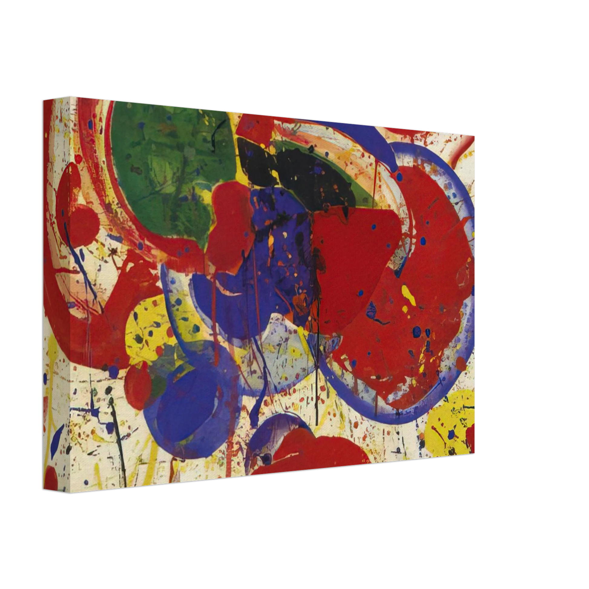 Sam Francis - All Red Canvas - 40x60 cm / 16x24 inches-canvas