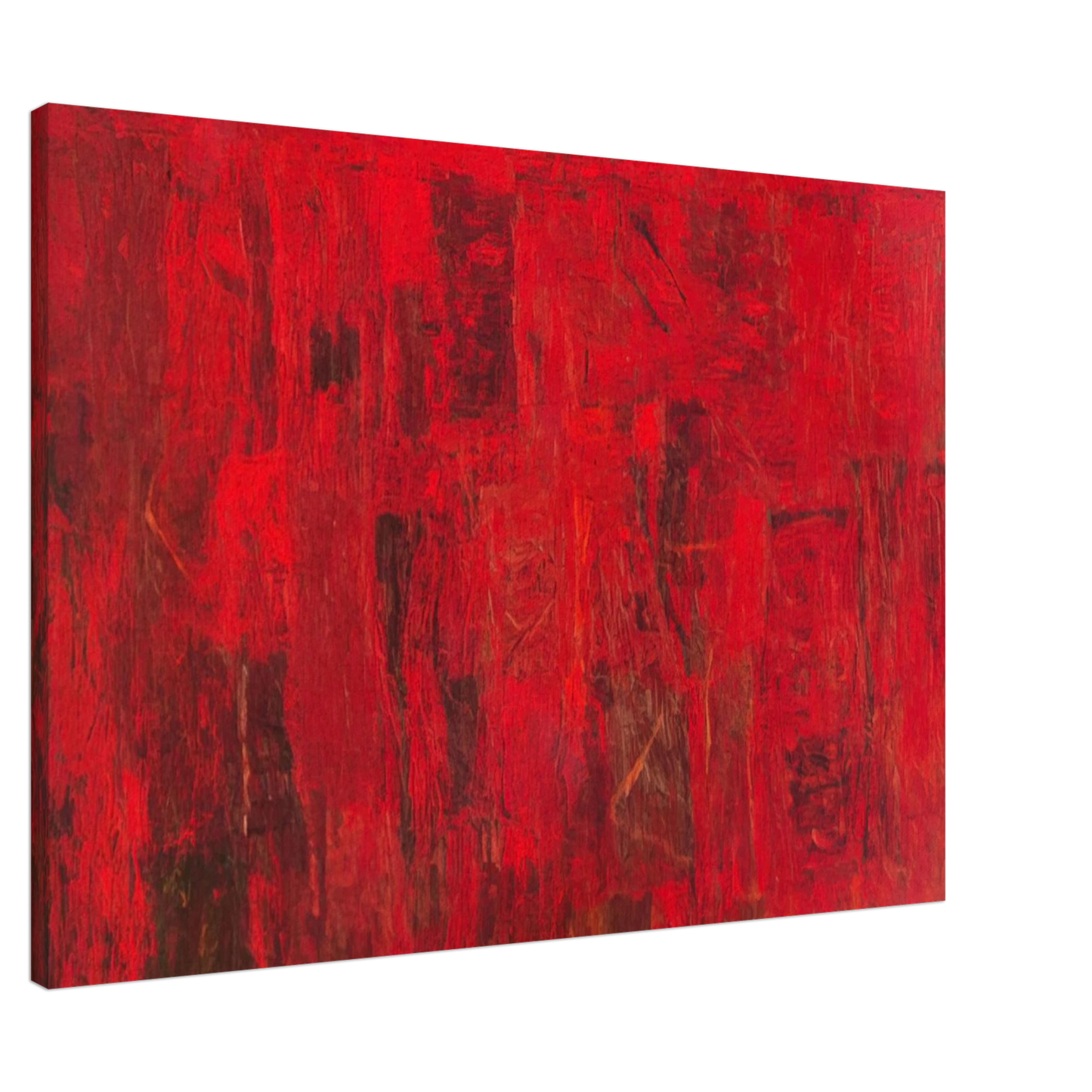 Philip Guston - RED PAINTING 1950 Canvas - 20x30 cm / 8x12 inches-canvas