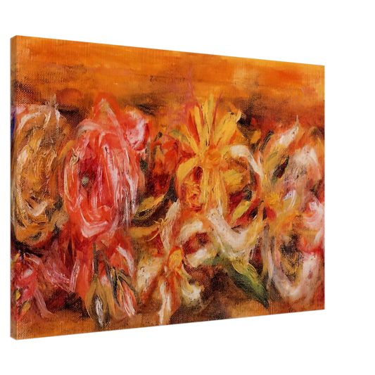 Pierre-Auguste Renoir - Garland of Flowers Canvas - 20x30 cm / 8x12 inches-canvas