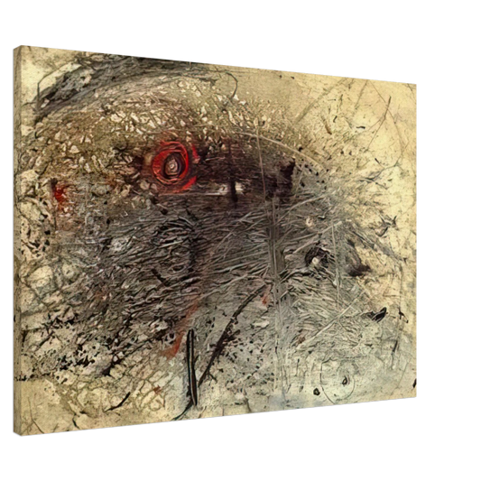 Charles Lapicque - Untitled - Tachisme Canvas - 20x30 cm / 8x12 inches-canvas