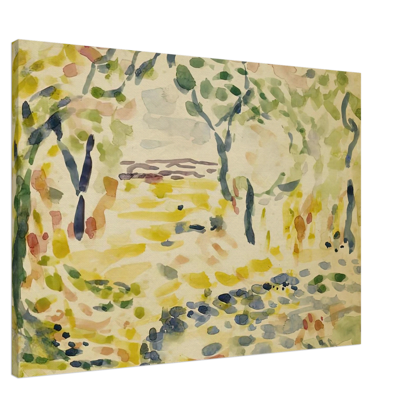Henri Matisse - ETUDE POUR LE BONHEUR DE VIVRE 1905 Canvas - 20x30 cm / 8x12 inches-canvas