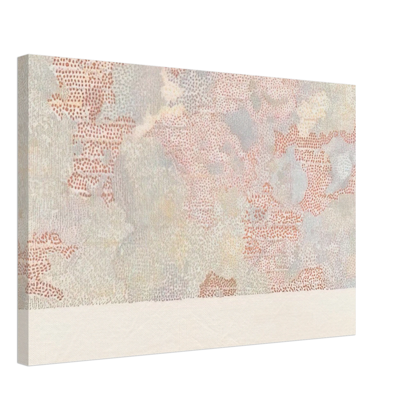 Nancy Graves - MASKELYNE DA REGION OF THE MOON FROM THE SERIES LUNAR MAPS 1972 Canvas - 40x60 cm / 16x24 inches-canvas