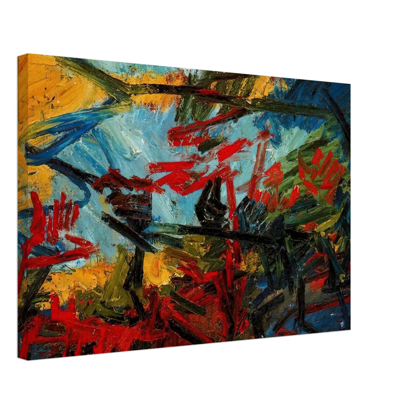 Frank Auerbach - BACCHUS AND ARIADNE Canvas - 70x100 cm / 28x40 inches-canvas