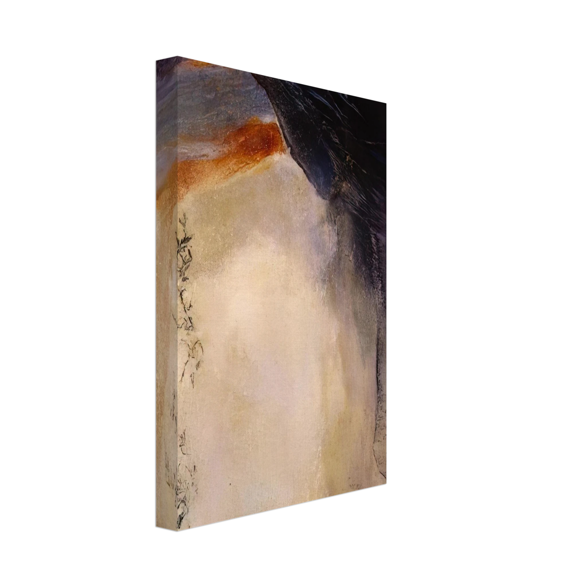 Zao Wou-Ki - 21 08 1995 1995 Canvas - 40x60 cm / 16x24 inches-canvas