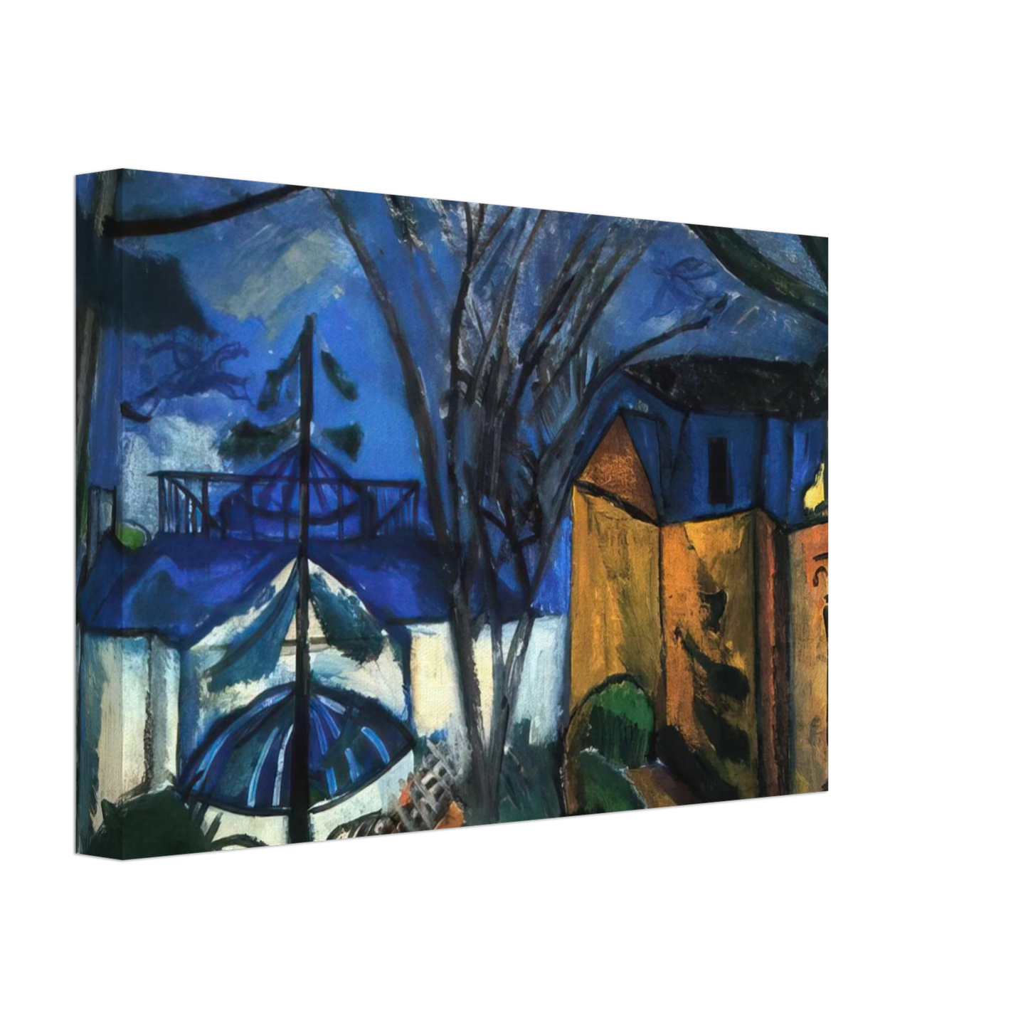 Raoul Dufy - THE BOTANICAL GARDEN 1910 Canvas - 40x60 cm / 16x24 inches-canvas