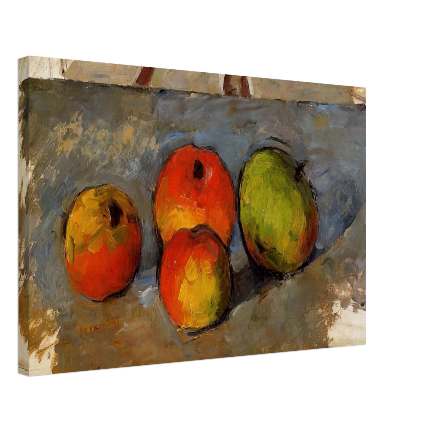 Paul Cezanne - Four Apples Canvas - 70x100 cm / 28x40 inches-canvas