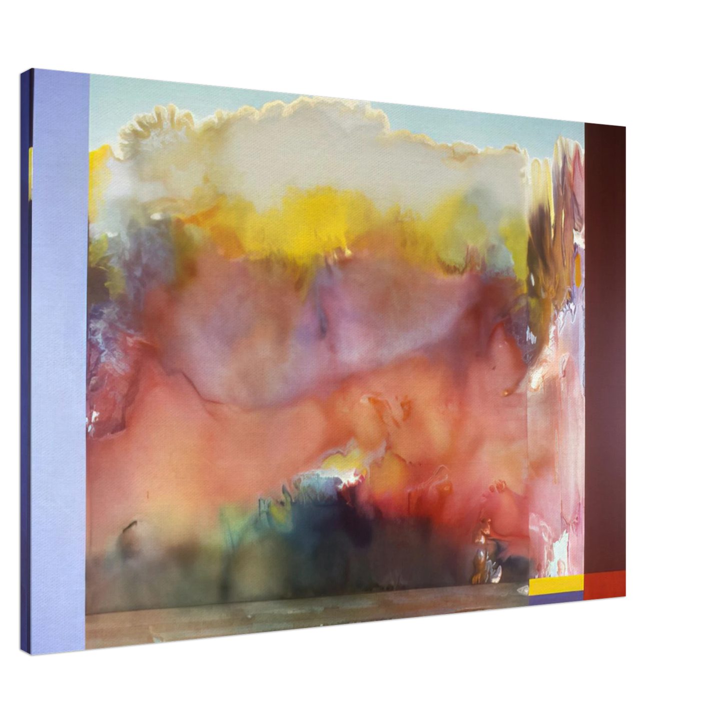 Ronnie Landfield - Rite of Spring - 1985 Canvas - 20x30 cm / 8x12 inches-canvas