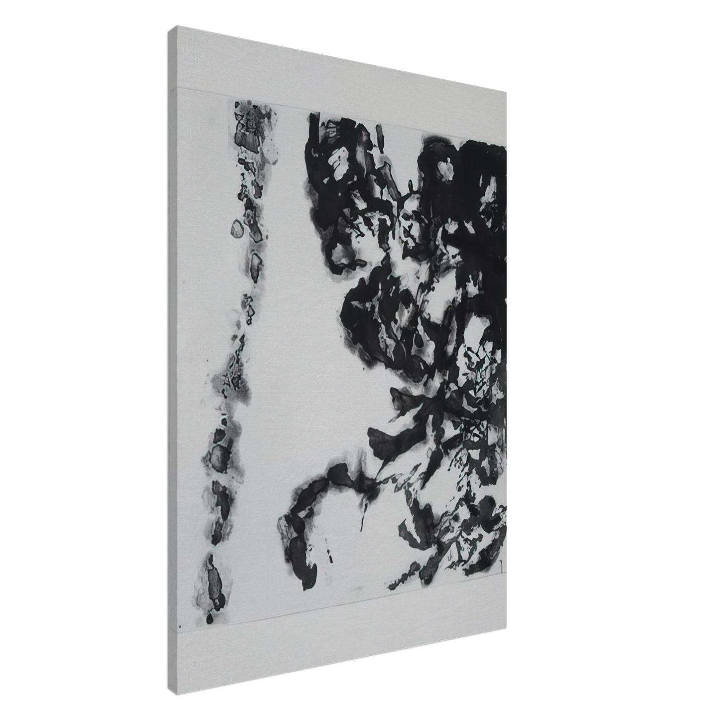 Zao Wou-Ki - EULOGY ON THE EXTREMELY DELICATE THINGS 1993 Canvas - 20x30 cm / 8x12 inches-canvas