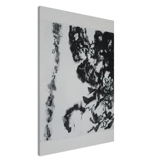 Zao Wou-Ki - EULOGY ON THE EXTREMELY DELICATE THINGS 1993 Canvas - 20x30 cm / 8x12 inches-canvas