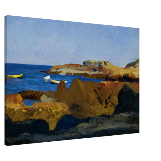 Edward Hopper - Cove at Ogunquit Canvas - 20x30 cm / 8x12 inches-canvas