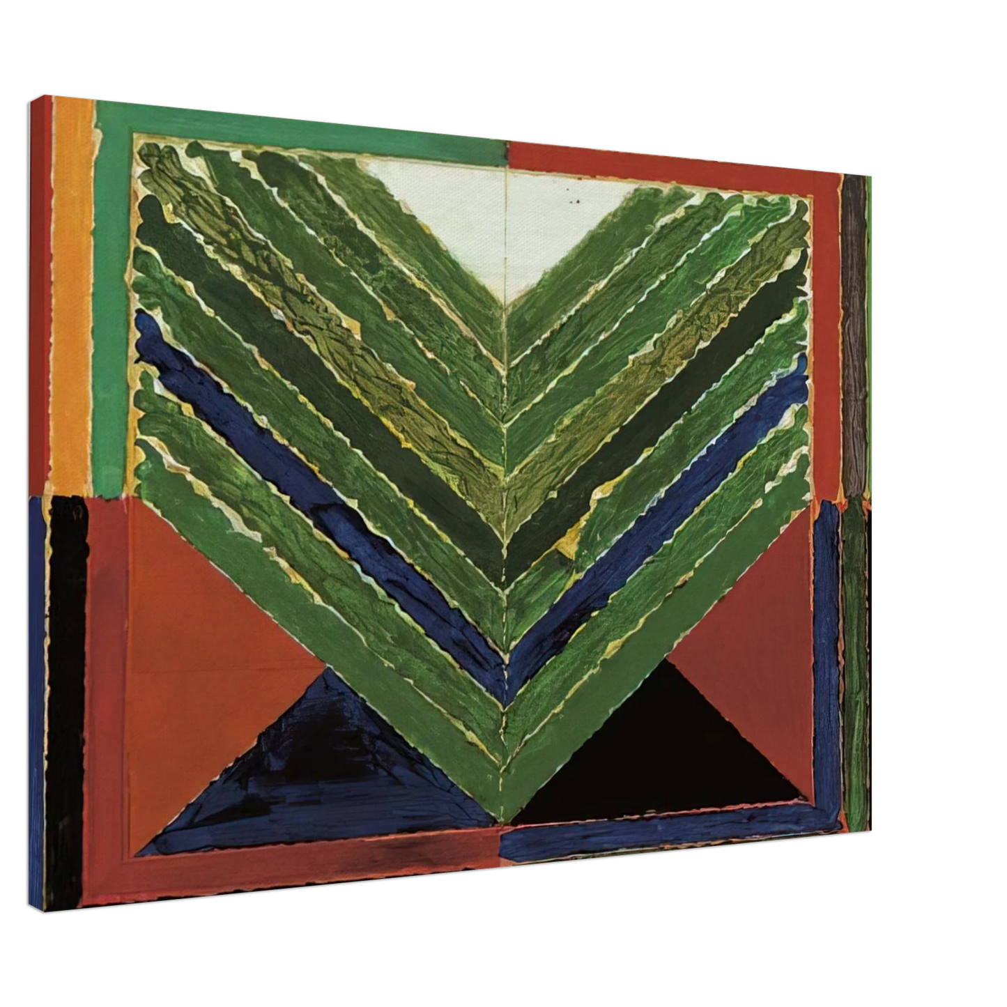 S. H. Raza - L'Arbre - Abstract Art Canvas - 20x30 cm / 8x12 inches-canvas