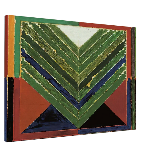 S. H. Raza - L'Arbre - Abstract Art Canvas - 20x30 cm / 8x12 inches-canvas