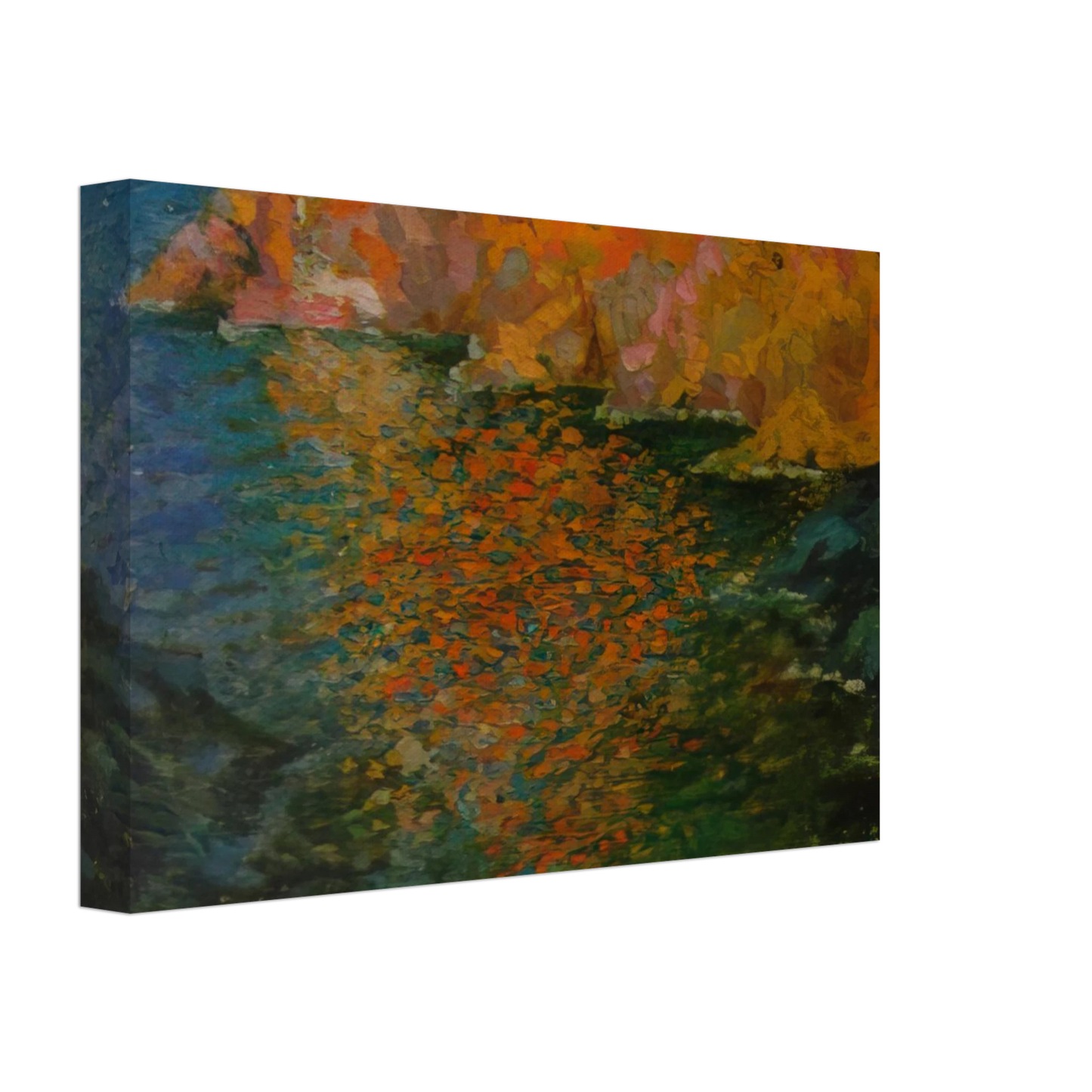 Salvador Dali - SMALL ROCKY BAY OF NANS CADAQUES 1921 Canvas - 70x100 cm / 28x40 inches-canvas