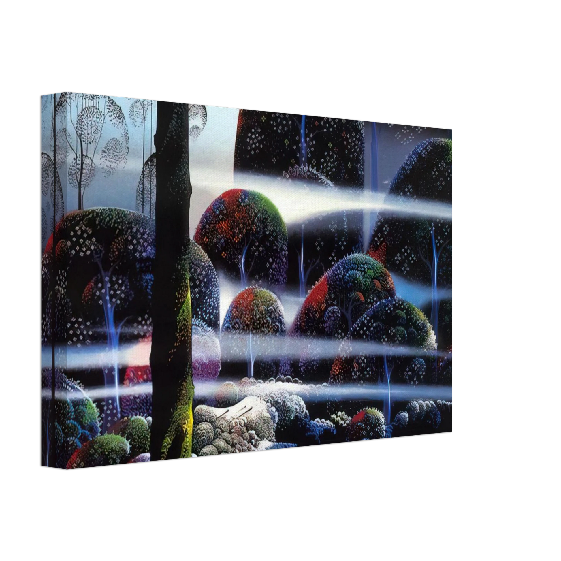 Eyvind Earle - Beyond Paradise Canvas - 70x100 cm / 28x40 inches-canvas