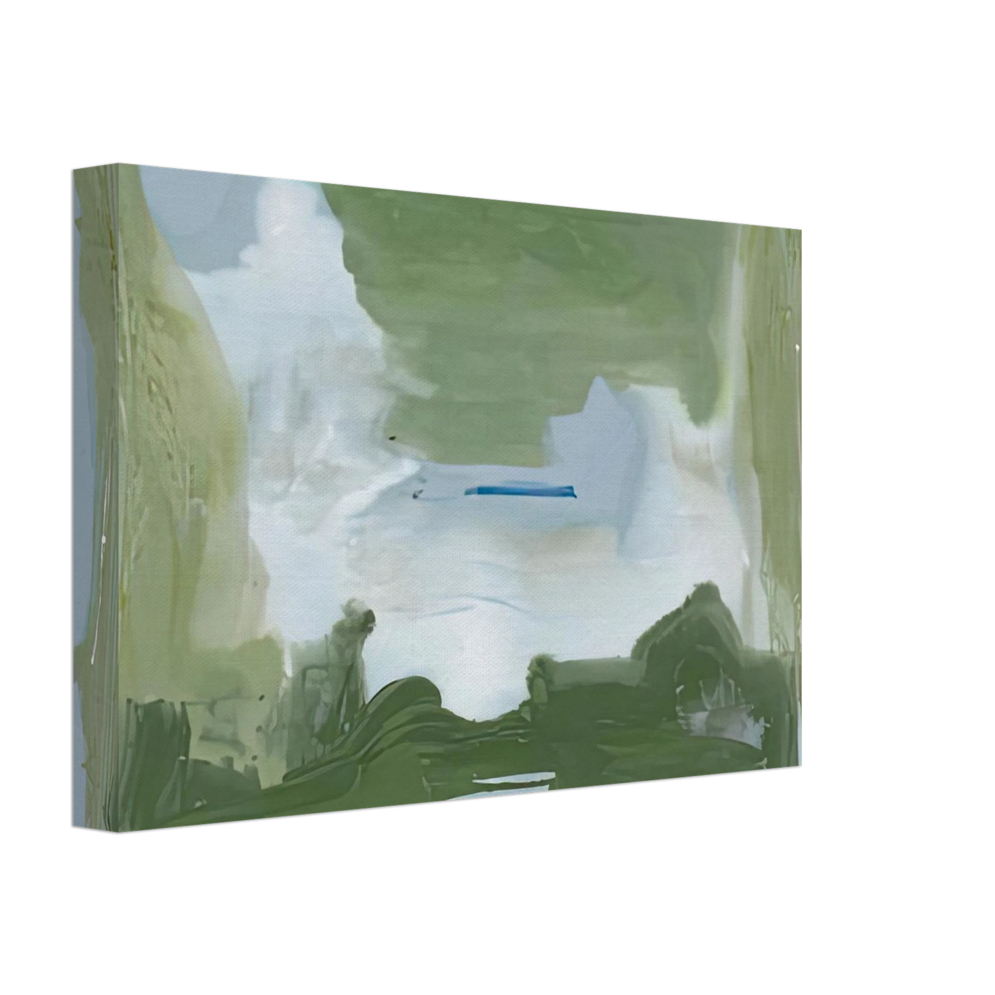 Helen Frankenthaler - Lush Spring, 1975- Canvas - 40x60 cm / 16x24 inches-canvas