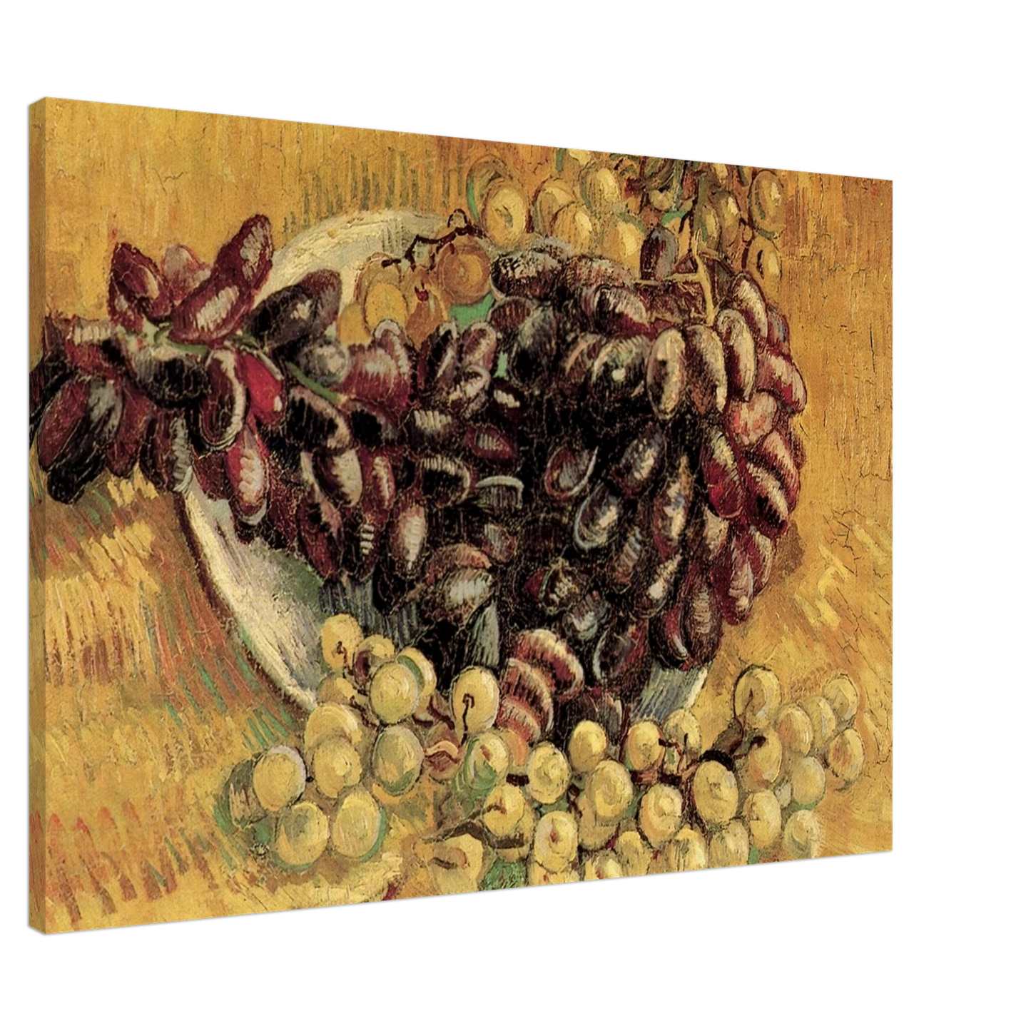 Vincent van Gogh - Still Life with Grapes Canvas - 20x30 cm / 8x12 inches-canvas