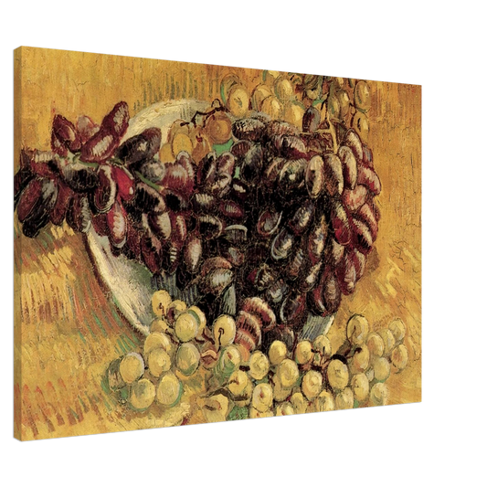 Vincent van Gogh - Still Life with Grapes Canvas - 20x30 cm / 8x12 inches-canvas