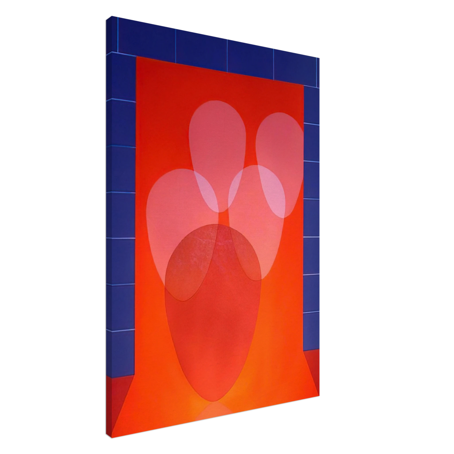 Clarence Holbrook Carter - Fiery Furnace - 1978 Canvas - 20x30 cm / 8x12 inches-canvas