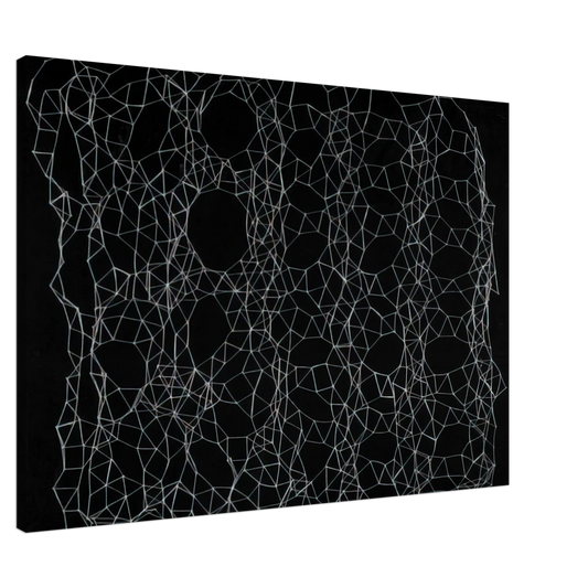 Gego - Reticularea - 1975 Canvas - 20x30 cm / 8x12 inches-canvas