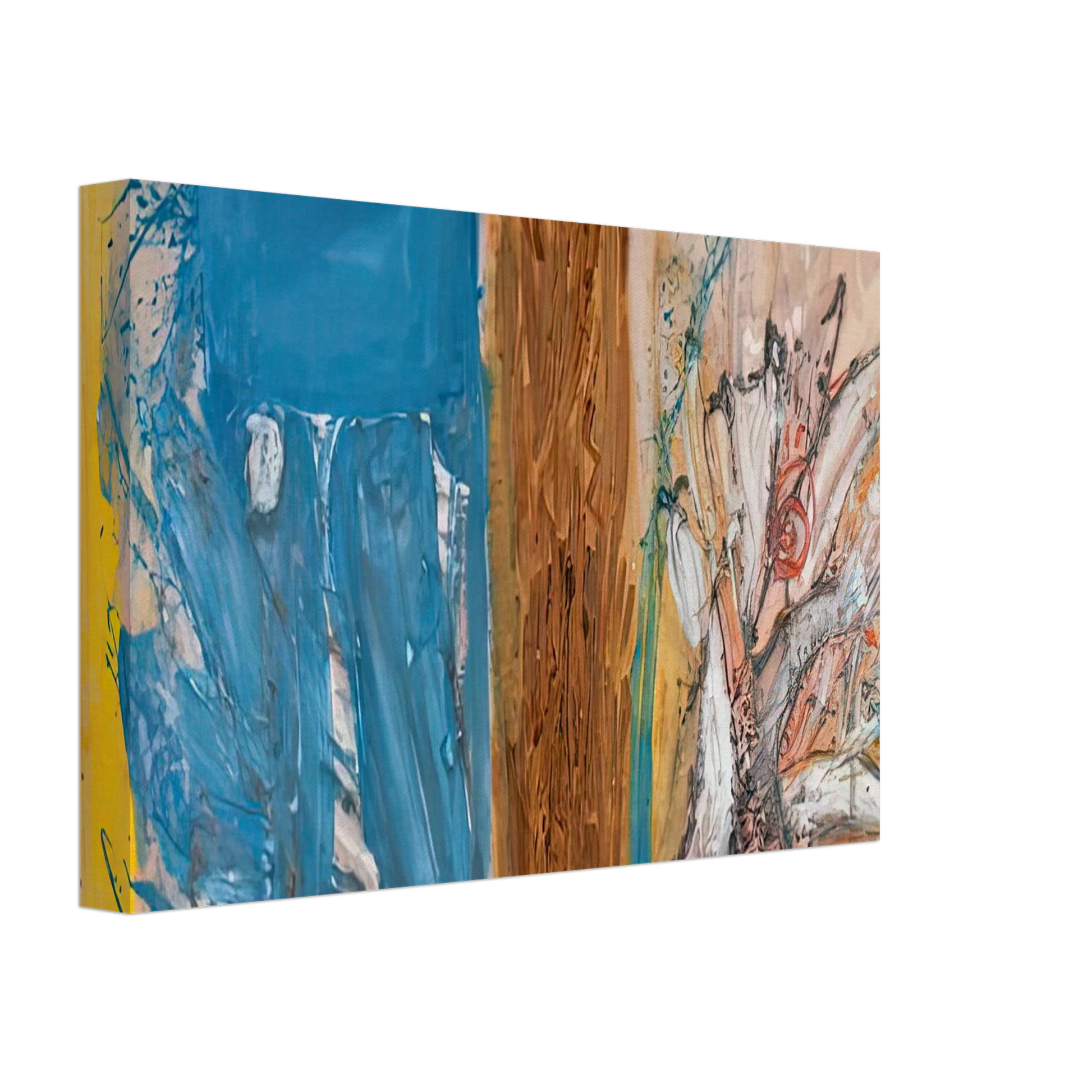 Helen Frankenthaler - The Facade, 1954- Canvas - 70x100 cm / 28x40 inches-canvas