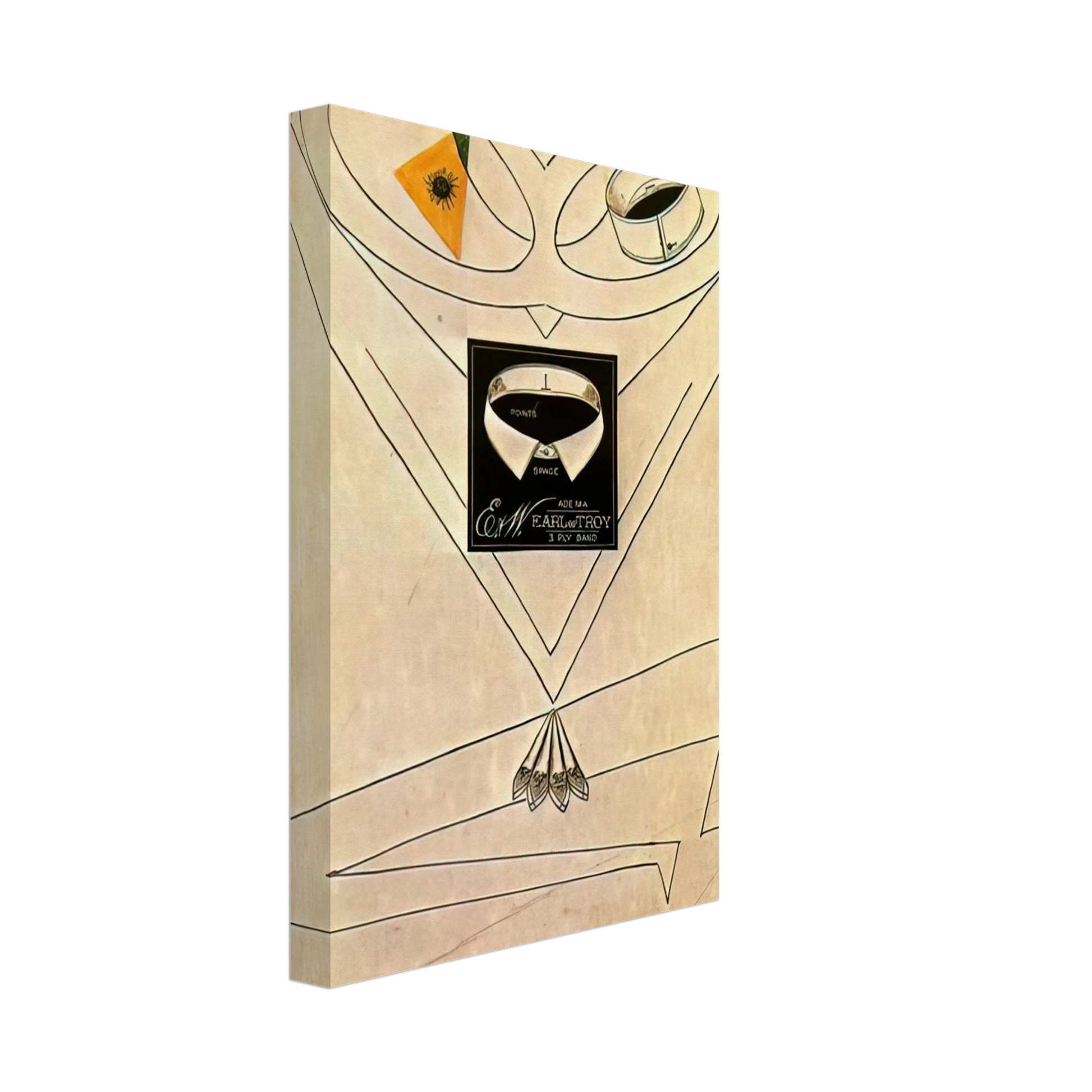 Max Ernst - Dancing Owl Canvas - 40x60 cm / 16x24 inches-canvas