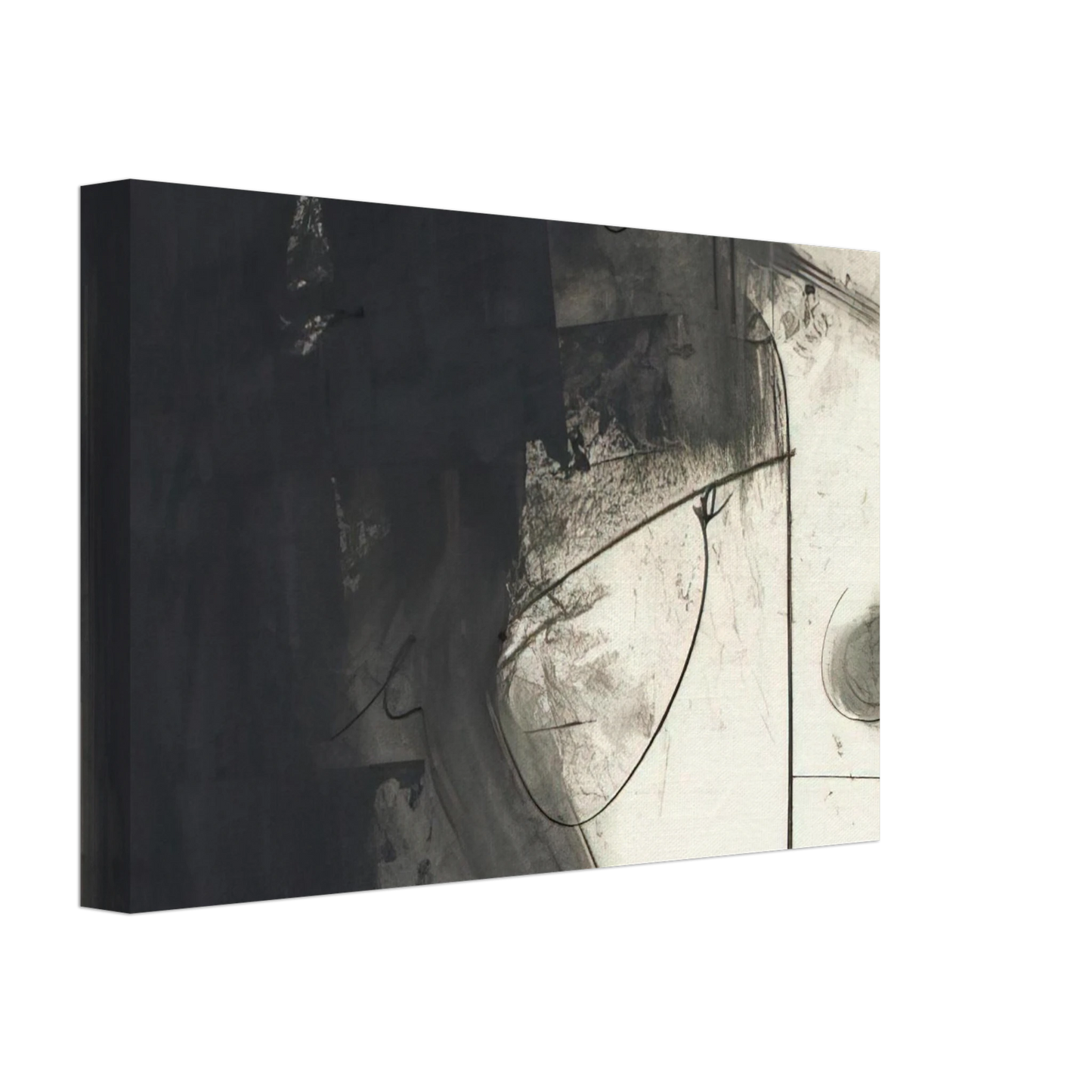 Hassel Smith - Untitled - 1963 Canvas - 70x100 cm / 28x40 inches-canvas