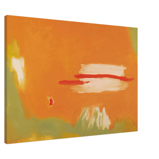 Esteban Vicente - RED ACROSS 1996 Canvas - 20x30 cm / 8x12 inches-canvas