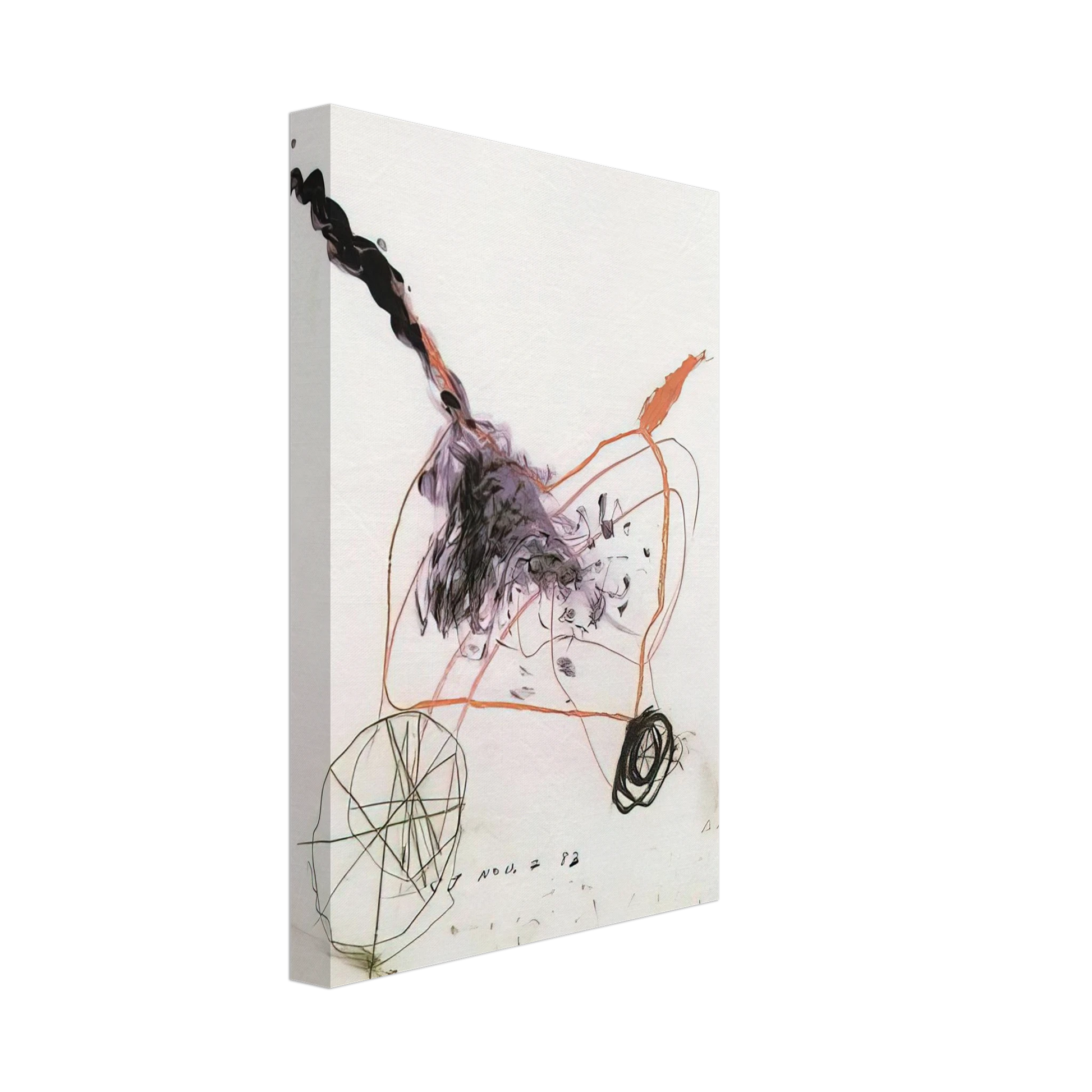 Cy Twombly - Anabasis Canvas - 40x60 cm / 16x24 inches-canvas