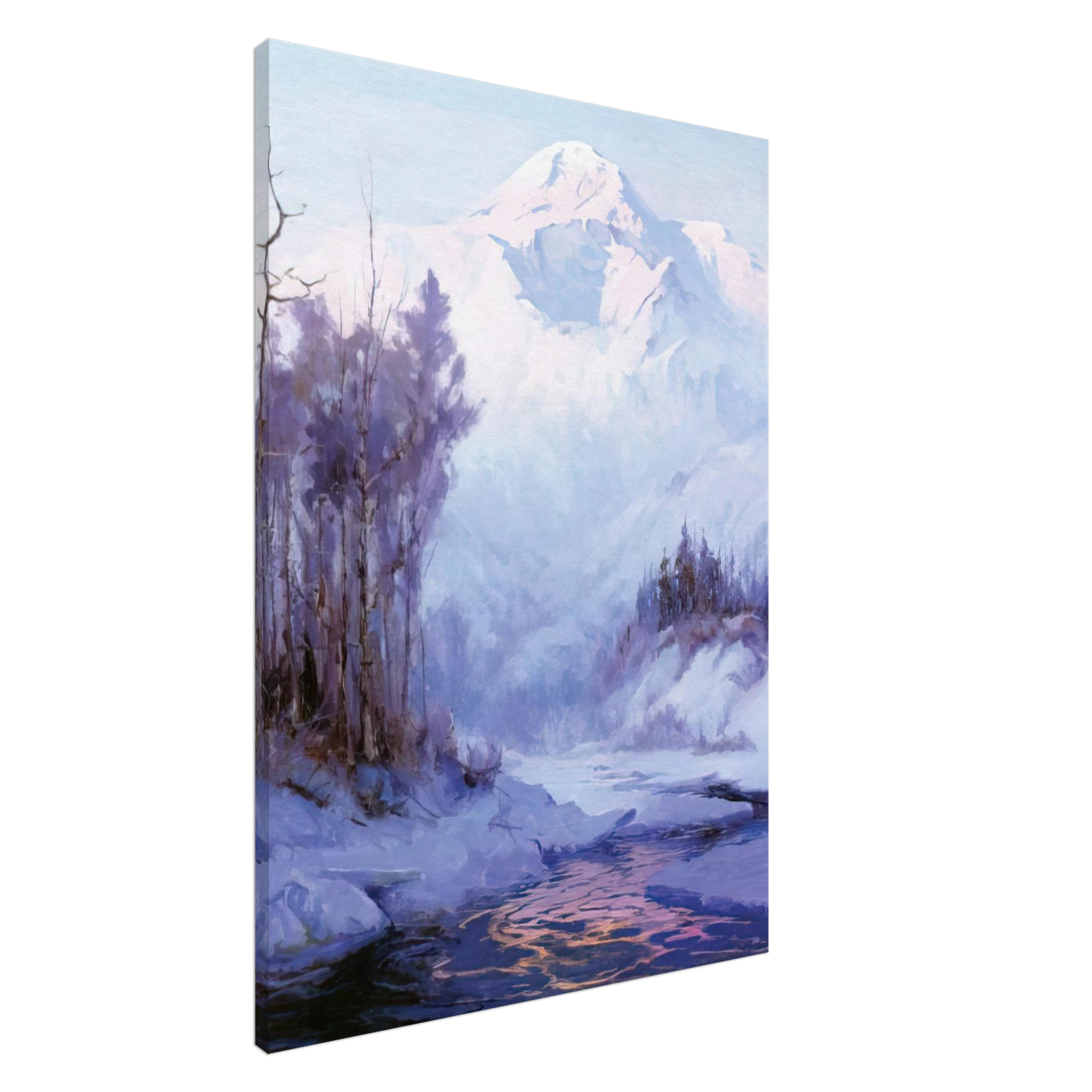 Sydney Laurence - The Breakup - Romanticism Canvas - 20x30 cm / 8x12 inches-canvas